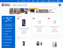Tablet Screenshot of lojasnoparaguai.com.br