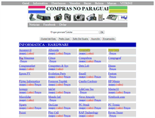 Tablet Screenshot of lojasnoparaguai.com